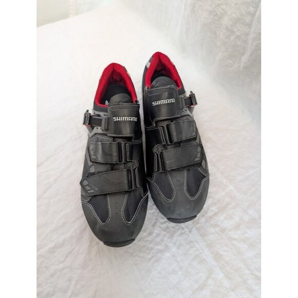 Shimano size 49 cycle shoes red black mountain bike 2 bolt - Picture 2 of 9